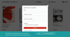 Desktop Screenshot of lars-mueller-publishers.com